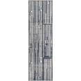 thumbnail image 1 of Nourison Grafix Modern Blue Grey 2'3" x 7'6" Area Rug (2x8), 1 of 6