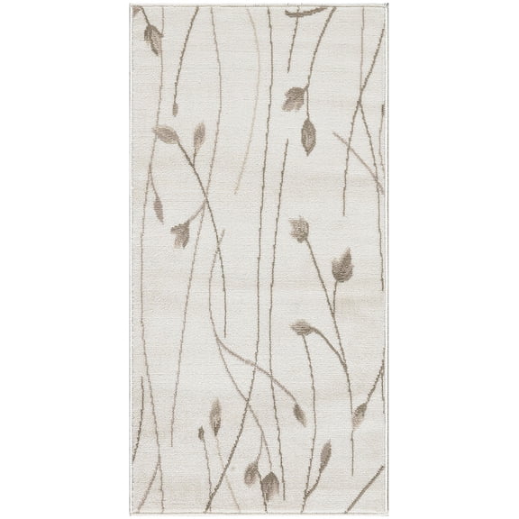 Nourison Grafix Modern Ivory Beige 2' x 4' Area Rug (2x4)