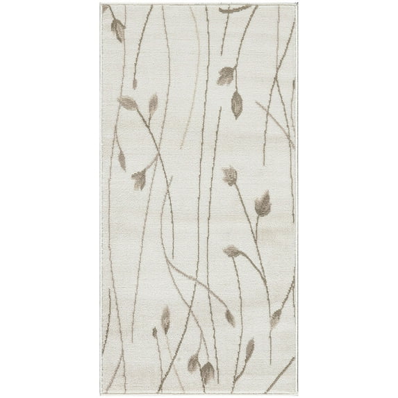 Nourison Grafix Modern Ivory Beige 2' x 4' Area Rug (2x4)