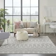 thumbnail image 1 of Nourison Grafix Moroccan Grey 7'10" x 9'10" Area Rug, (8x10), 1 of 8