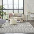 thumbnail image 1 of Nourison Grafix Moroccan Grey 8'6" x 12' Area Rug, (9x12), 1 of 8