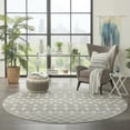 thumbnail image 1 of Nourison Grafix Moroccan Grey 8' x ROUND Area Rug, (8 Round), 1 of 8
