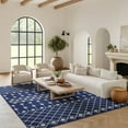 thumbnail image 1 of Nourison Grafix Moroccan Navy 7'10" x 9'10" Area Rug, (8x10), 1 of 8