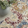 thumbnail image 1 of Nourison Grafix Persian Blue/Multicolor 6' x 9' Area Rug, (6x9), 1 of 8