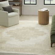 Nourison Grafix Persian Ivory Beige 5'3" x 7'3" Area Rug (5x7)