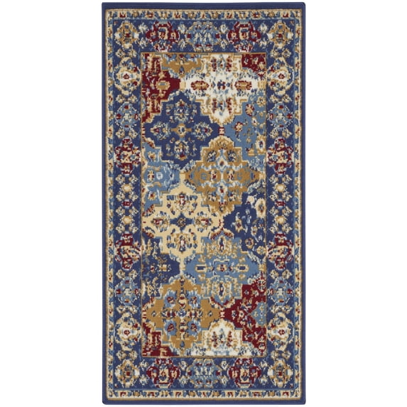 Nourison Grafix Persian Multicolor 2' x 4' Area Rug, (2x4)