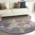 thumbnail image 1 of Nourison Grafix Persian Multicolor 5'3" x ROUND Area Rug, (5 Round), 1 of 9