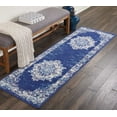 thumbnail image 1 of Nourison Grafix Persian Navy Blue 2'3" x 7'6" Area Rug, (2x8), 1 of 8