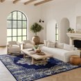 thumbnail image 1 of Nourison Grafix Persian Navy Blue 8'6" x 12' Area Rug, (9x12), 1 of 9
