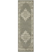 Nourison Grafix Persian Olive 2'3" x 7'6" Area Rug (2x8)