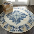 thumbnail image 1 of Nourison Grafix Persian White 5'3" x ROUND Area Rug, (5 Round), 1 of 8