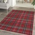 thumbnail image 1 of Nourison Grafix Plaid Red 3' x 5' Area Rug, (3x5), 1 of 8