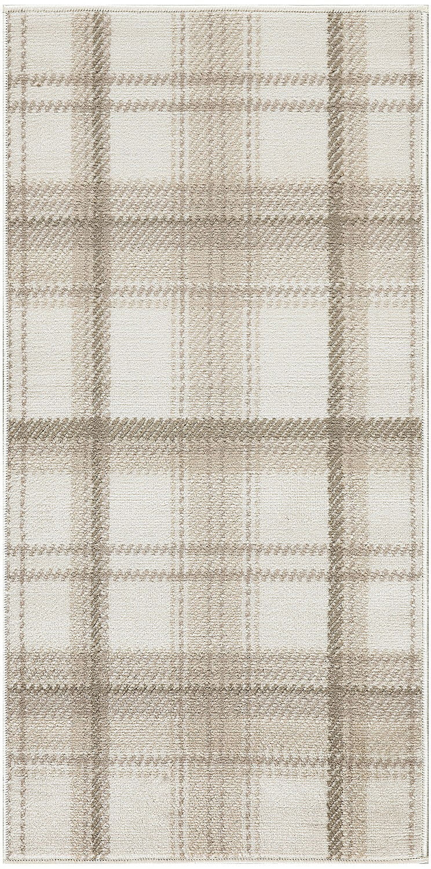 Nourison Grafix Rustic Ivory Beige 2' x 4' Area Rug (2x4)
