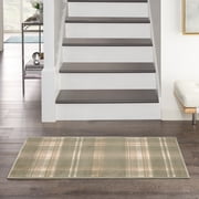 Nourison Grafix Rustic Olive 2' x 4' Area Rug (2x4)