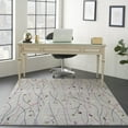thumbnail image 1 of Nourison Grafix Transitional Botanical Grey 5'3" x 7'3" Area Rug, (5' x 7'), 1 of 9