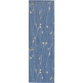 thumbnail image 1 of Nourison Grafix Transitional Botanical Light Blue 2'3" x 7'6" Area Rug, (8' Runner), 1 of 7
