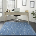 thumbnail image 1 of Nourison Grafix Transitional Botanical Light Blue 6' x 9' Area Rug, (6' x 9'), 1 of 8