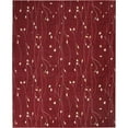 thumbnail image 1 of Nourison Grafix Transitional Botanical Red 7'10" x 9'10" Area Rug, (8' x 10'), 1 of 10