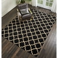 thumbnail image 1 of Nourison Grafix Trellis Black 7'10" x 9'10" Area Rug, (8x10), 1 of 6
