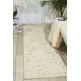 thumbnail image 1 of Nourison Graphic Illusions 2'3" x 8' Cream Botanical Indoor Rug, 1 of 5