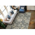 thumbnail image 1 of Nourison Graphic Illusions 5'3" x 7'5" Grey Botanical Indoor Rug, 1 of 5