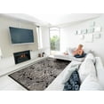 thumbnail image 1 of Nourison Graphic Illusions Black Area Rug GIL09 7'9" x 10'10", 1 of 5