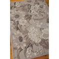 thumbnail image 1 of Nourison Graphic Illusions Botanical Grey 7'9" x 10'10" Area Rug, (8 x 11), 1 of 5