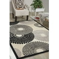thumbnail image 1 of Nourison Graphic Illusions Geometric Parchment 3'6" x 5'6" Area Rug, (4x6), 1 of 6