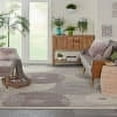 thumbnail image 1 of Nourison Graphic Illusions Modern Geometric Grey 7'9" x 10'10" Area Rug, (8' x 11'), 1 of 9