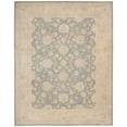 thumbnail image 1 of Nourison  Hand-tufted Persian Floral Traditional Area Rug Slate 8'6" x 11'6" Contains Latex Oriental 0.25 - 0.5 inch Handmade 9' x 12' Accent, Indoor,, 1 of 4