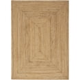 thumbnail image 1 of Nourison Handwoven Natural Jute Indoor Area Rug Natural 5' x 7', 1 of 9