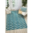 thumbnail image 1 of Nourison Harper Geometric Blue 4' x 6' Area Rug, (4x6), 1 of 6