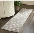thumbnail image 1 of Nourison Harper Geometric Grey 2'2" x 7'6" Area Rug, (2x8), 1 of 6
