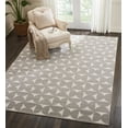 thumbnail image 1 of Nourison Harper Geometric Grey 8' x 10' Area Rug, (8x10), 1 of 6