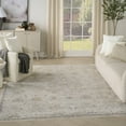thumbnail image 1 of Nourison Heirloom Blend 9' x 11'10" Light Grey Vintage Indoor Rug, 1 of 9