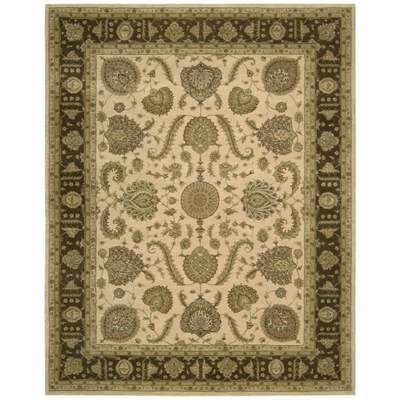 Nourison Heritage Hall Area Rug-Color:Beige,Shape:Rectangle,Size:7'9" X 9'9"
