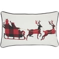 thumbnail image 1 of Nourison Holiday Pillows Multicolor Decorative Throw Pillow , 14"X20", 1 of 5