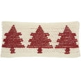 thumbnail image 1 of Nourison Holiday Tree Loops 12" X 24" Ivory Red Throw Pillow, 1 of 6