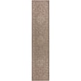thumbnail image 1 of Nourison Tulum 2'2" x 8' Brown Indoor/Outdoor Rug, 1 of 7