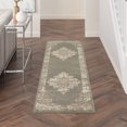 thumbnail image 1 of Nourison Grafix 2' x 6' Olive Vintage Indoor Rug, 1 of 7