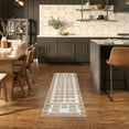 thumbnail image 1 of Nourison Nordic 2' x 6' Ivory Rust Modern Indoor Rug, 1 of 7