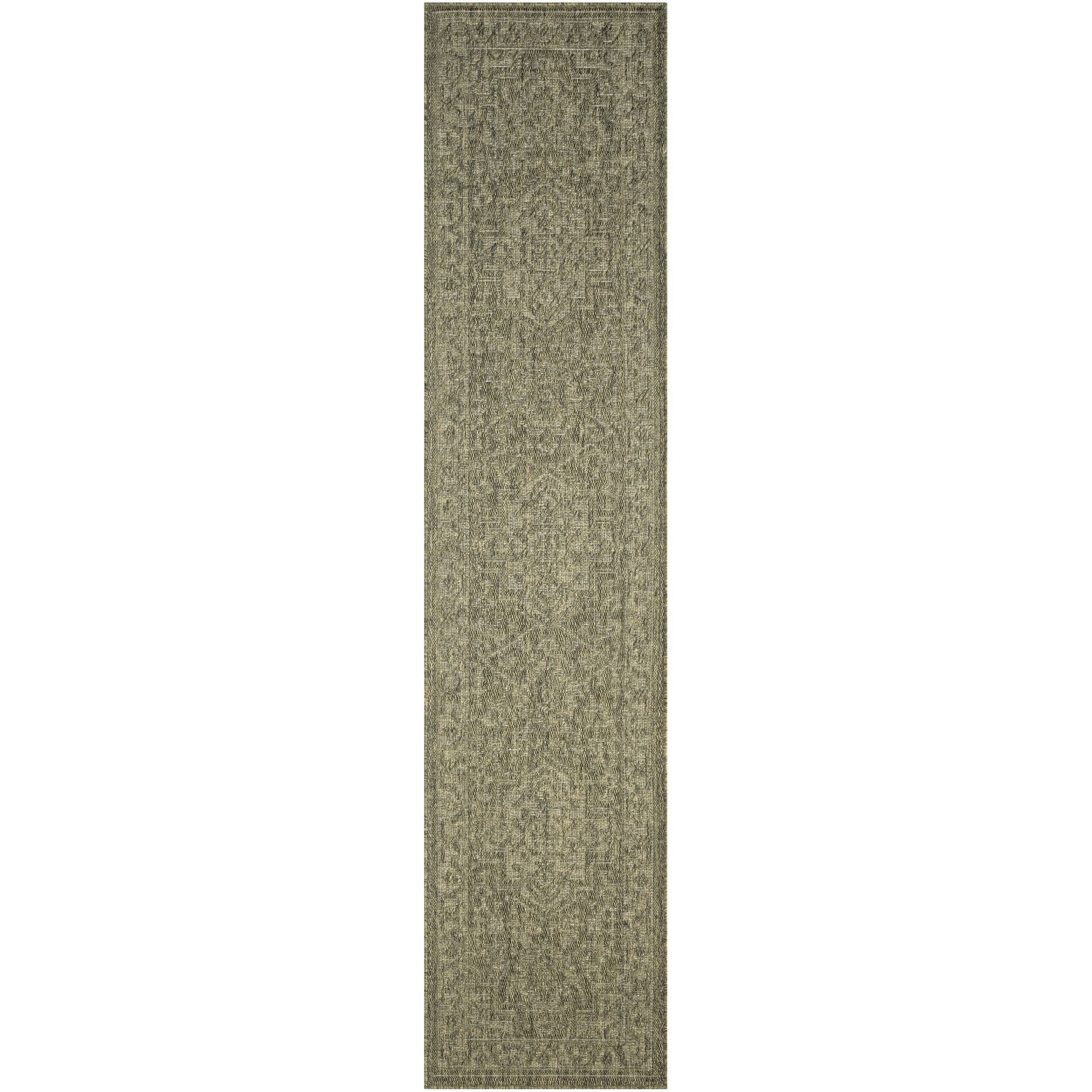 Nourison Tulum 2' x 6' Olive Indoor/Outdoor Rug