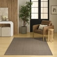 thumbnail image 1 of Nourison Tulum 4' x 6' Brown Outdoor Rug, 1 of 10