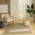 thumbnail image 1 of Nourison Tulum 4' x 6' Taupe Grey Outdoor Rug, 1 of 10