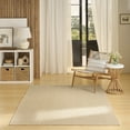 thumbnail image 1 of Nourison Tulum 5'3" x 7' Cream Outdoor Rug, 1 of 11