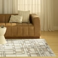 thumbnail image 1 of Nourison Nordic 5' x 7' Ivory Multicolor Mid-Century Modern Indoor Rug, 1 of 8