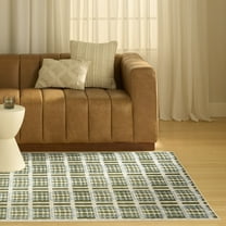 Nourison Nordic 5' x 7' Blue Green Modern Indoor Rug