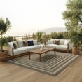 thumbnail image 1 of Nourison Tulum 6' x 9' Brown Outdoor Rug, 1 of 10