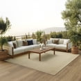 thumbnail image 1 of Nourison Tulum 6' x 9' Taupe Ivory Outdoor Rug, 1 of 10