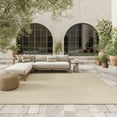 thumbnail image 1 of Nourison Tulum 6' x 9' Cream Outdoor Rug, 1 of 10